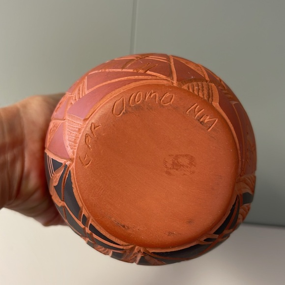 Acoma Wedding Vase Pottery, Signed - Picture 3 of 11